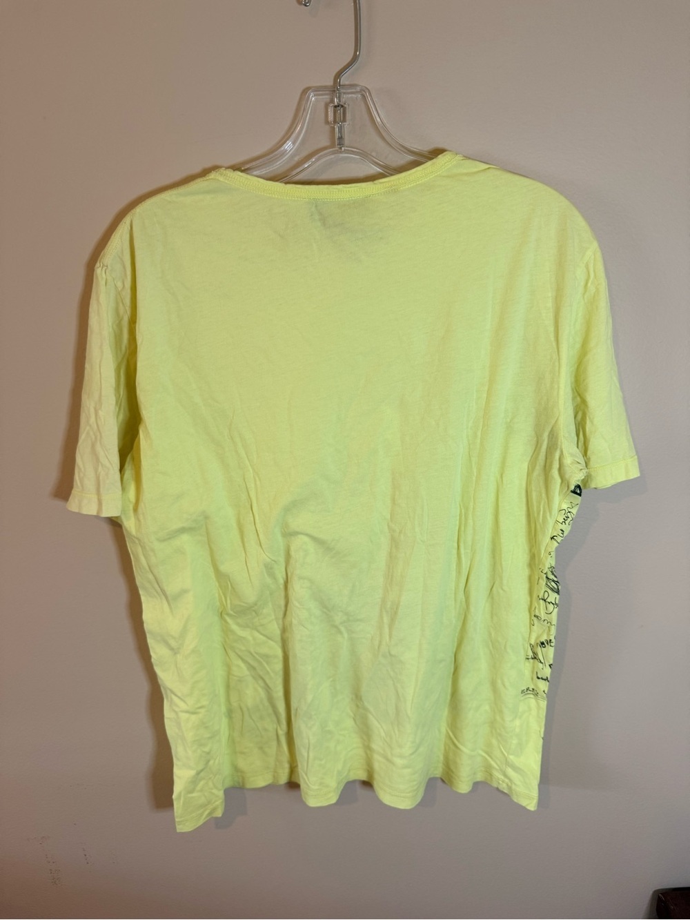 Burberry Neon Yellow Graphic Tee - Picture 6 of 6